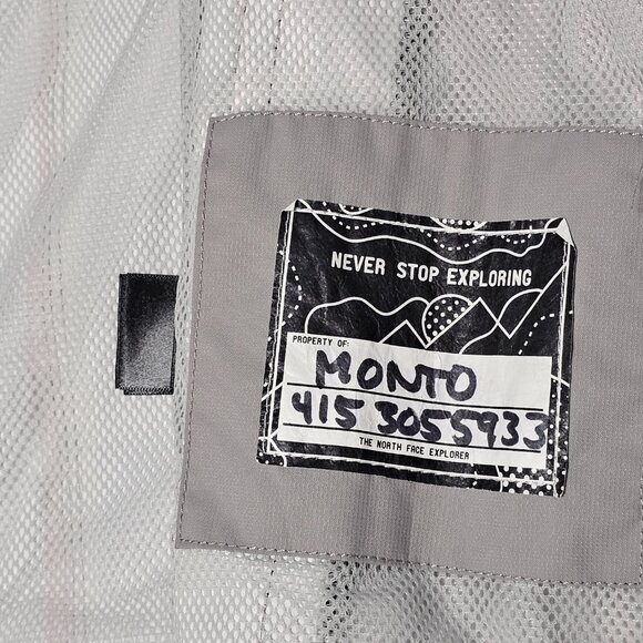 The North Face Active Girl Hoodie Jacket Size M 10/12 Gray - Picture 10 of 11